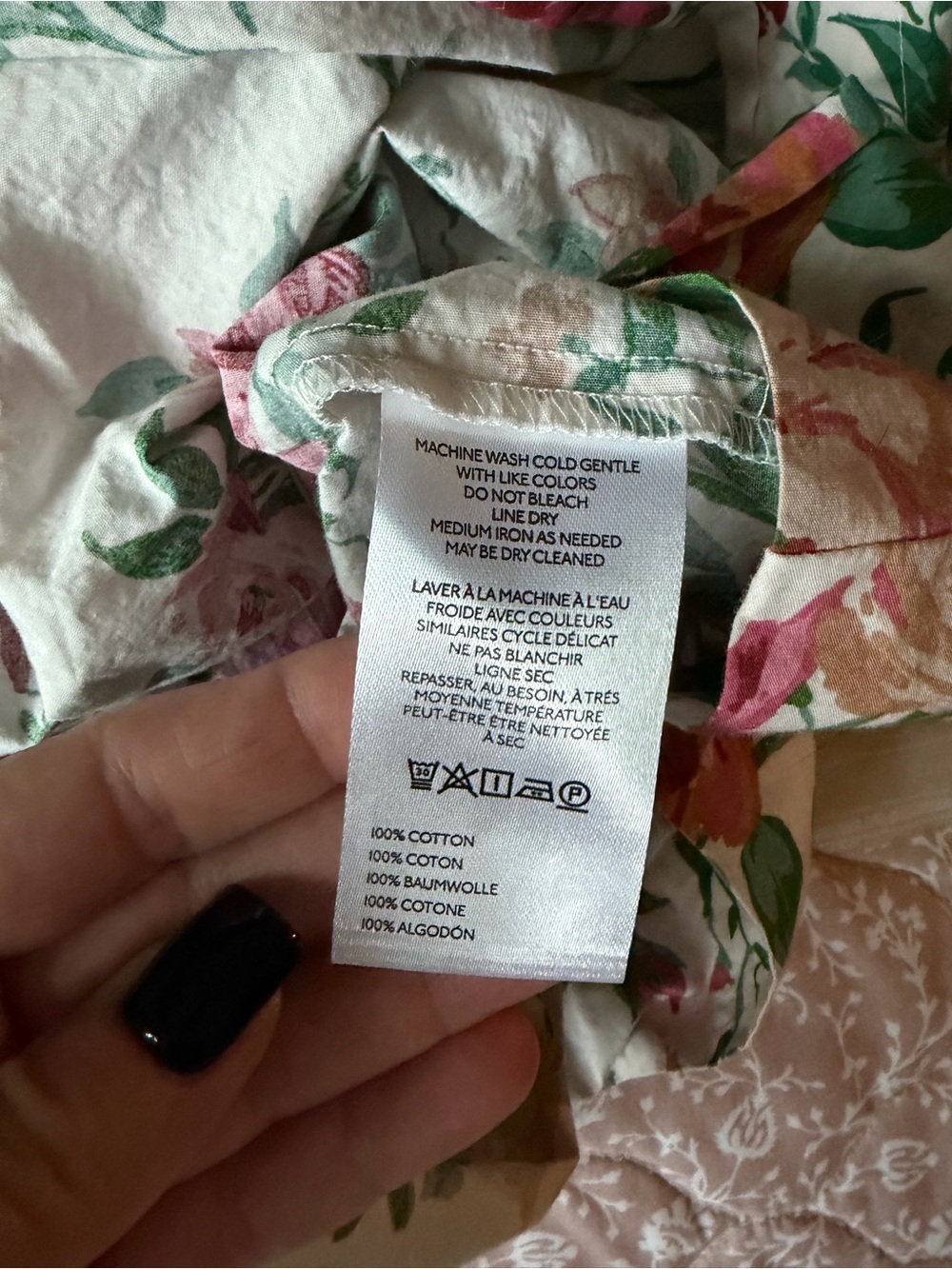 Floral Puff-Sleeve Midi Dress by Anthropologie Size M - Picture 5 of 5